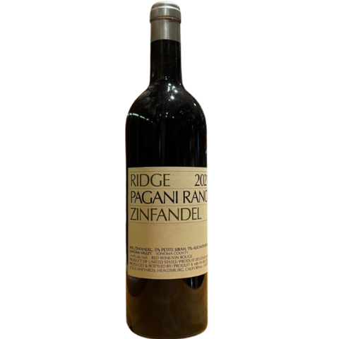 Ridge Vineyards Pagani Ranch Zinfandel